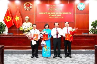 Cà Mau bổ nhiệm 3 Phó Giám đốc Sở