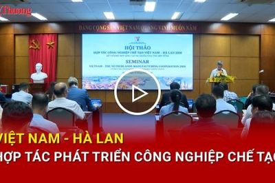 Việt Nam - Hà Lan hợp tác phát triển công nghiệp chế tạo