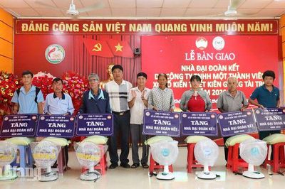 7 hộ dân xã Khánh Bình có nhà mới từ Quỹ Đại đoàn kết