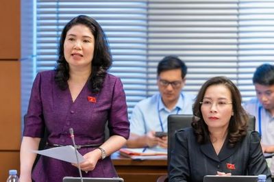 Đoàn Đại biểu Quốc hội tỉnh Bắc Ninh thảo luận về dự án đường Vành đai 5 và đường sắt Lào Cai - Hà Nội - Hải Phòng
