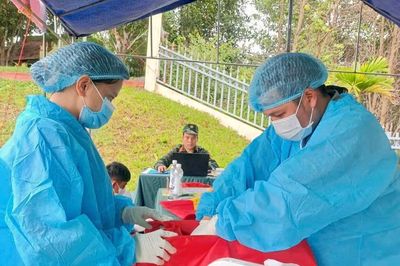 Xã Tây Giang hoàn thành lấy mẫu hài cốt liệt sĩ chưa xác định danh tính