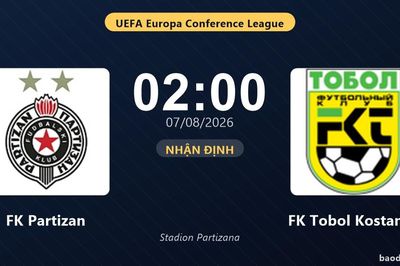 Nhận định FK Partizan vs FK Tobol Kostanay: đội hình dự kiến