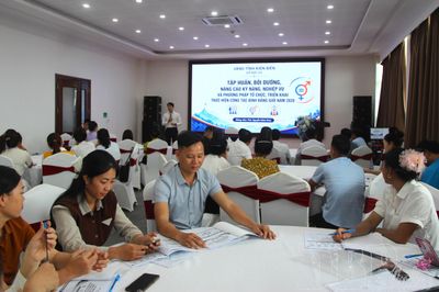 Tập huấn nâng cao kỹ năng triển khai công tác bình đẳng giới