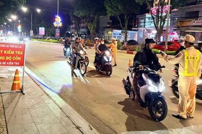 Phát hiện 1.140 trường hợp vi phạm nồng độ cồn trong tháng 7