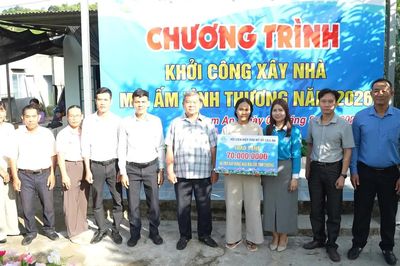 Khởi công xây dựng nhà 'Mái ấm tình thương' cho phụ nữ có hoàn cảnh khó khăn ở xã Cam An