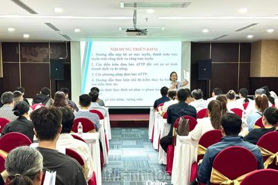 Tập huấn kiến thức an toàn thực phẩm cho 150 cơ sở kinh doanh dịch vụ ăn uống