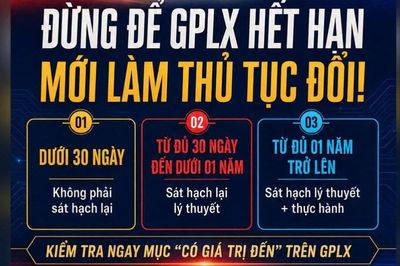 Cảnh sát giao thông khuyến cáo: Người dân cần chủ động đổi giấy phép lái xe trước khi hết hạn
