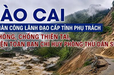 Lào Cai phân công lãnh đạo cấp tỉnh phụ trách phòng, chống thiên tai, kiện toàn Ban Chỉ huy Phòng thủ dân sự