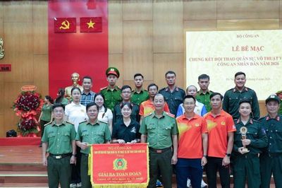 Công an Lâm Đồng đạt giải Ba toàn đoàn tại Hội thao Công an nhân dân năm 2026