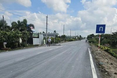Hoàn thành nâng cấp tuyến kết nối QL80 đi làng hoa Sa Đéc