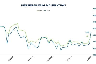 Bạc dẫn đầu giao dịch, kim loại quý nối dài đà tăng