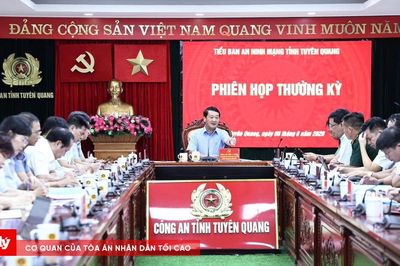 Tuyên Quang tham dự phiên họp Ban Chỉ đạo An ninh mạng quốc gia