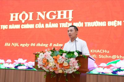 Đưa 4 dịch vụ hành chính trong Đảng lên môi trường số
