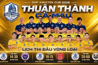 Thuận Thành Cà Mau quyết tâm vượt bảng đấu khó, nuôi khát vọng tiến sâu