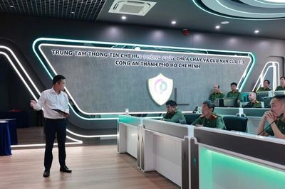 TP.HCM ra mắt Trung tâm tác chiến điện tử 114, số hóa quy trình chữa cháy