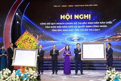 Bắc Ninh công bố quy hoạch chiến lược, chính thức đạt tiêu chí đô thị loại I
