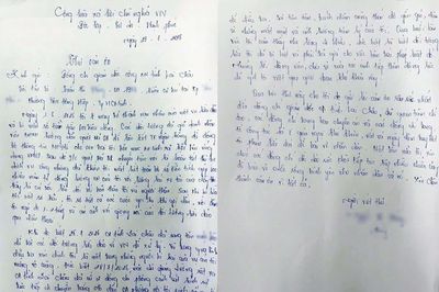 Lá thư cảm ơn của nạn nhân bị lừa đảo gần 600 triệu đồng gửi Công an Lai Châu