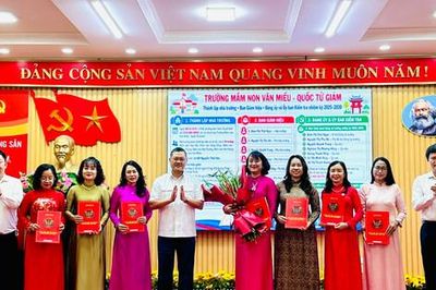 Phường Văn Miếu - Quốc Tử Giám công bố các trường công lập mới sau sắp xếp