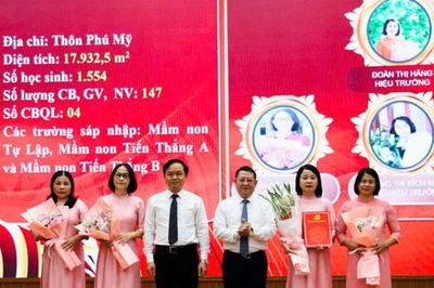 Xã Tiến Thắng thành lập 7 trường công lập mới