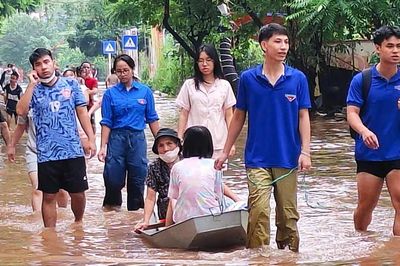 Đợt mưa lớn ở Bắc Bộ và Bắc Trung Bộ chuẩn bị kết thúc