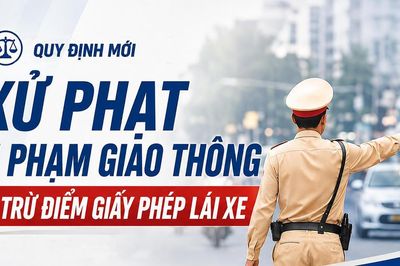 Quy định mới về xử phạt giao thông và trừ điểm giấy phép lái xe