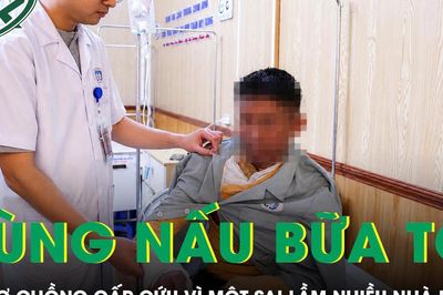 Hai vợ chồng phải đi cấp cứu sau khi cùng chuẩn bị bữa tối vì một sai lầm nhiều nhà mắc