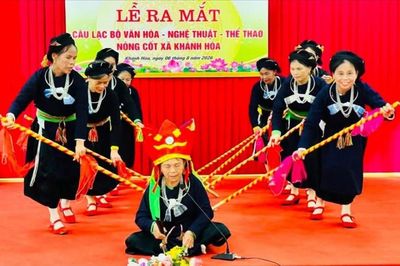 Lào Cai: Khánh Hòa ra mắt CLB nòng cốt giữ gìn bản sắc văn hóa gắn với du lịch