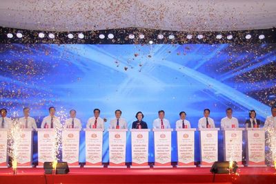 Phó Thủ tướng Phạm Thị Thanh Trà dự lễ khởi công Dự án xây dựng Trường Trung học phổ thông Nam Đàn 1