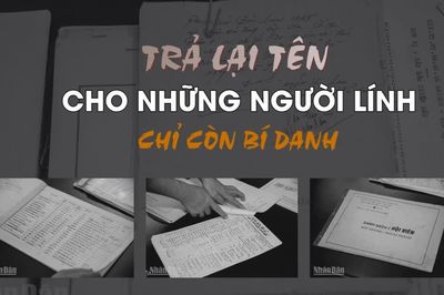 [Video] Trả lại tên cho những người lính chỉ còn bí danh