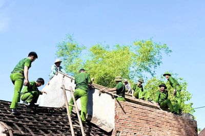 Tuổi trẻ Công an TP Đà Nẵng chung tay xóa nhà tạm
