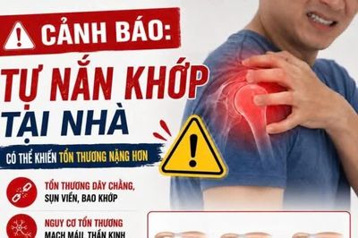 Tự nắn khớp vai tại nhà, người đàn ông nhập viện vì đau dữ dội