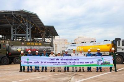Thử nghiệm thành công với B100, BSR xuất bán lô nhiên liệu Diesel sinh học B5 đầu tiên