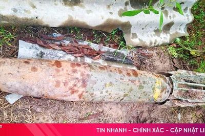 Hà Tĩnh hủy nổ an toàn quả bom nặng 113kg sót lại sau chiến tranh