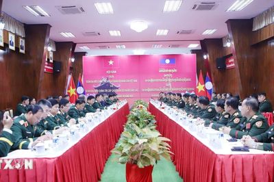 Hợp tác quốc phòng-an ninh giữa Việt Nam và Lào ngày càng thực chất, hiệu quả