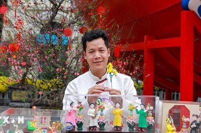 Nghệ nhân Đặng Văn Hậu thổi sức sống mới cho nghệ thuật tò he truyền thống