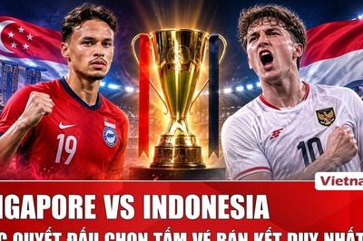 Nhận định Singapore vs Indonesia (20h ngày 7/8): Cuộc quyết đấu giành tấm vé bán kết duy nhất