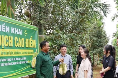 Đắk Lắk ra mắt Bản đồ số nông sản và phát động chiến dịch '30 ngày đêm' chuẩn hóa dữ liệu sầu riêng