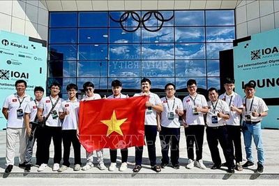 7/8 học sinh đội tuyển Việt Nam đoạt huy chương tại Olympic Trí tuệ nhân tạo quốc tế (IOAI) 2026