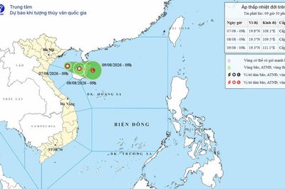 Áp thấp nhiệt đới trên Vịnh Bắc Bộ sẽ diễn biến ra sao trong 48 giờ tới?