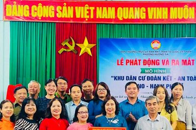 Đồng lòng xây dựng khu dân cư văn minh