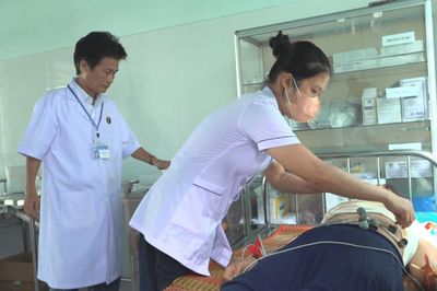 Xã Thăng Điền khám sức khỏe miễn phí cho gần 260 người có công