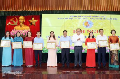 Thành phố Đồng Nai công bố kết quả sơ bộ tổng điều tra kinh tế năm 2026