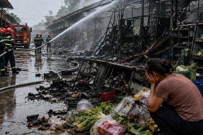 Cháy chợ, hàng hóa trong ki-ốt được bồi thường theo bảo hiểm nào?