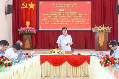 Ủy ban Kiểm tra Tỉnh ủy Khánh Hòa hướng dẫn, triển khai việc thực hiện nhiệm vụ kiểm tra, giám sát tại xã Đông Khánh SơnỦy ban Kiểm tra Tỉnh ủy Khánh Hòa hướng dẫn, triển khai việc thực hiện nhiệm vụ kiểm tra, giám sát tại xã Đông Khánh Sơn