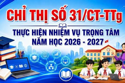 Chỉ thị số 31/CT-TTg về thực hiện các nhiệm vụ trọng tâm năm học 2026-2027