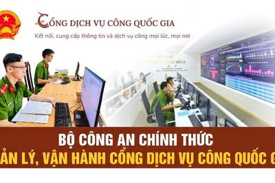Bộ Công an chính thức quản lý, vận hành Cổng Dịch vụ công quốc gia