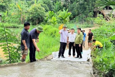 Hợp Thành: Hơn 80% khối lượng giao thông nông thôn đã hoàn thành
