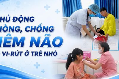 Chủ động phòng, chống viêm não do vi-rút ở trẻ nhỏ