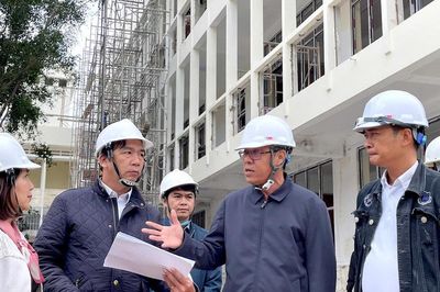 Phó Chủ tịch UBND tỉnh Lâm Đồng Nguyễn Minh kiểm tra tiến độ Dự án Trường TH&THCS Xuân Hương