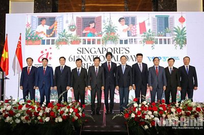 Đồng chí Bí thư Tỉnh ủy Trần Huy Tuấn dự Lễ kỷ niệm Quốc khánh Singapore và 30 năm thành lập VSIP